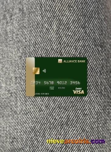 Austria Alliance bank visa card photolook